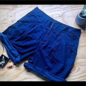 Zara Navy Blue Woman Shorts